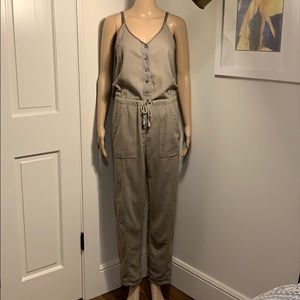 Burning Torch Capsule Spaghetti Strap Jumpsuit